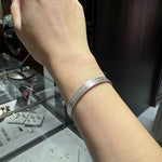 Vintage Vine Pattern Open Cuff 925 Silver Bracelet - floysun