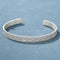 Vintage Vine Pattern Open Cuff 925 Silver Bracelet - floysun