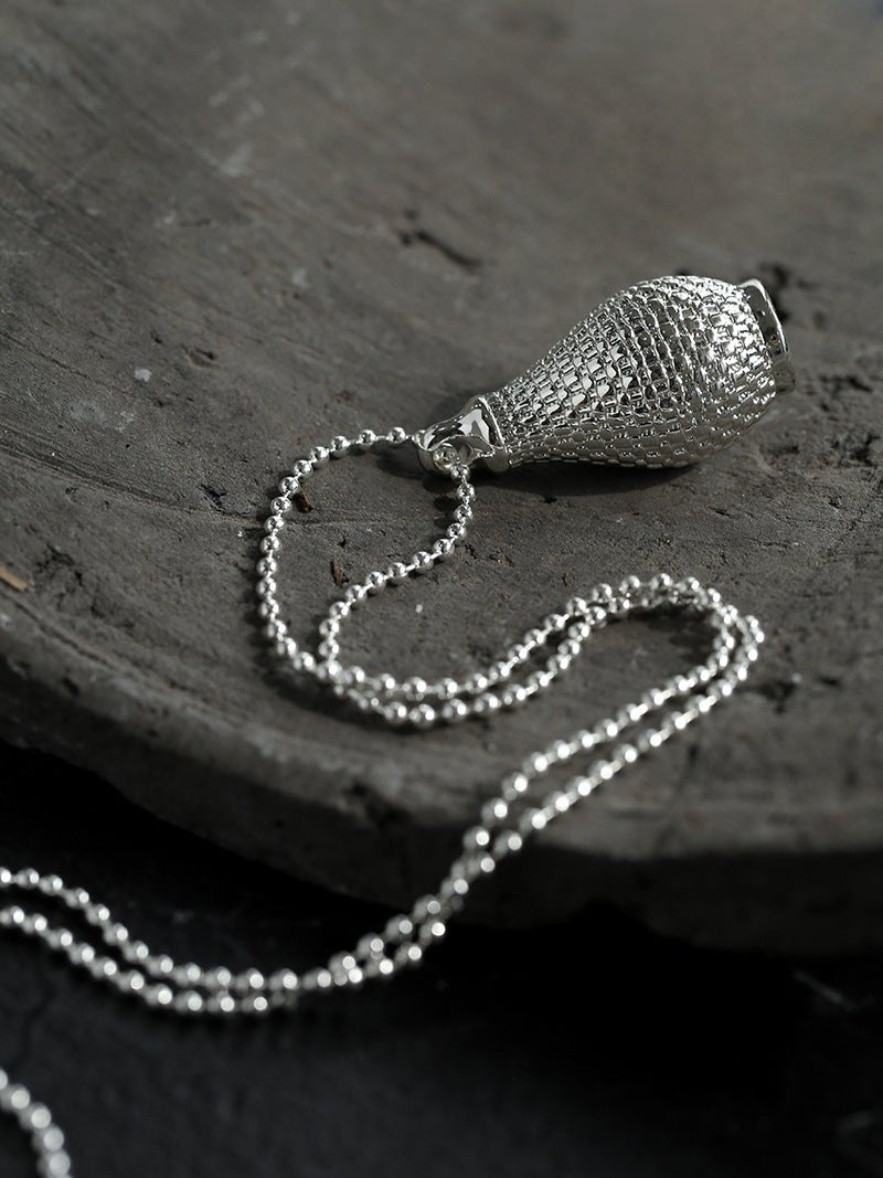 Vintage Woven Carafe Pendant Necklace - floysun