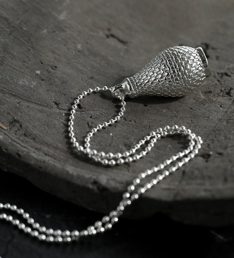 Vintage Woven Carafe Pendant Necklace - floysun