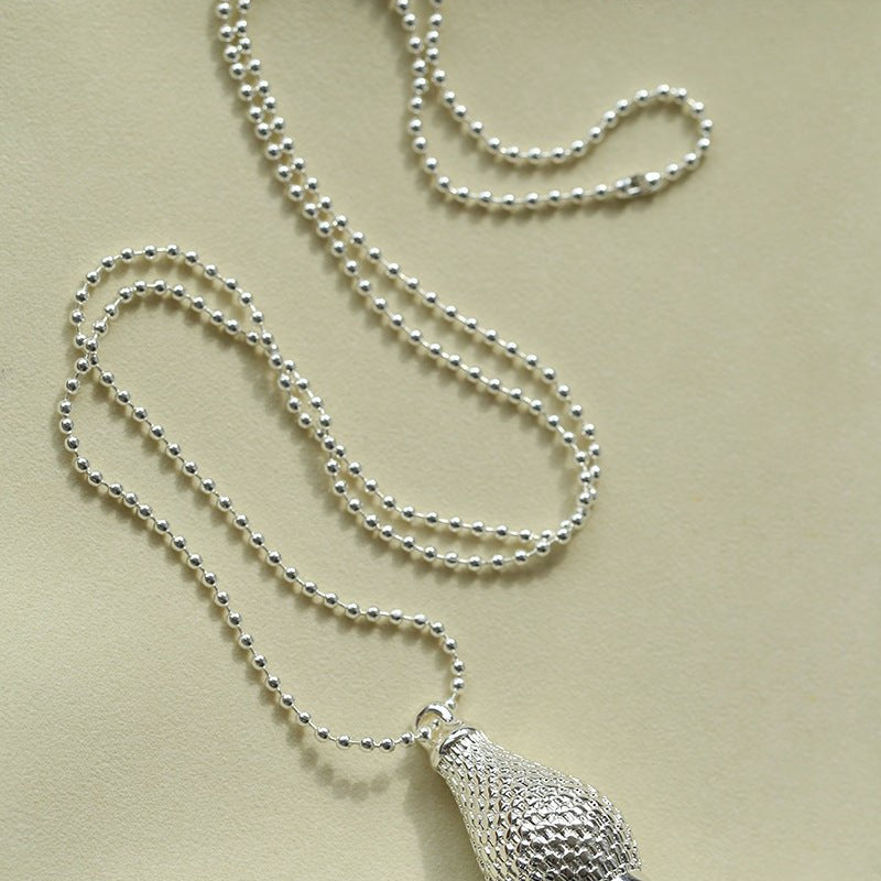 Vintage Woven Carafe Pendant Necklace - floysun