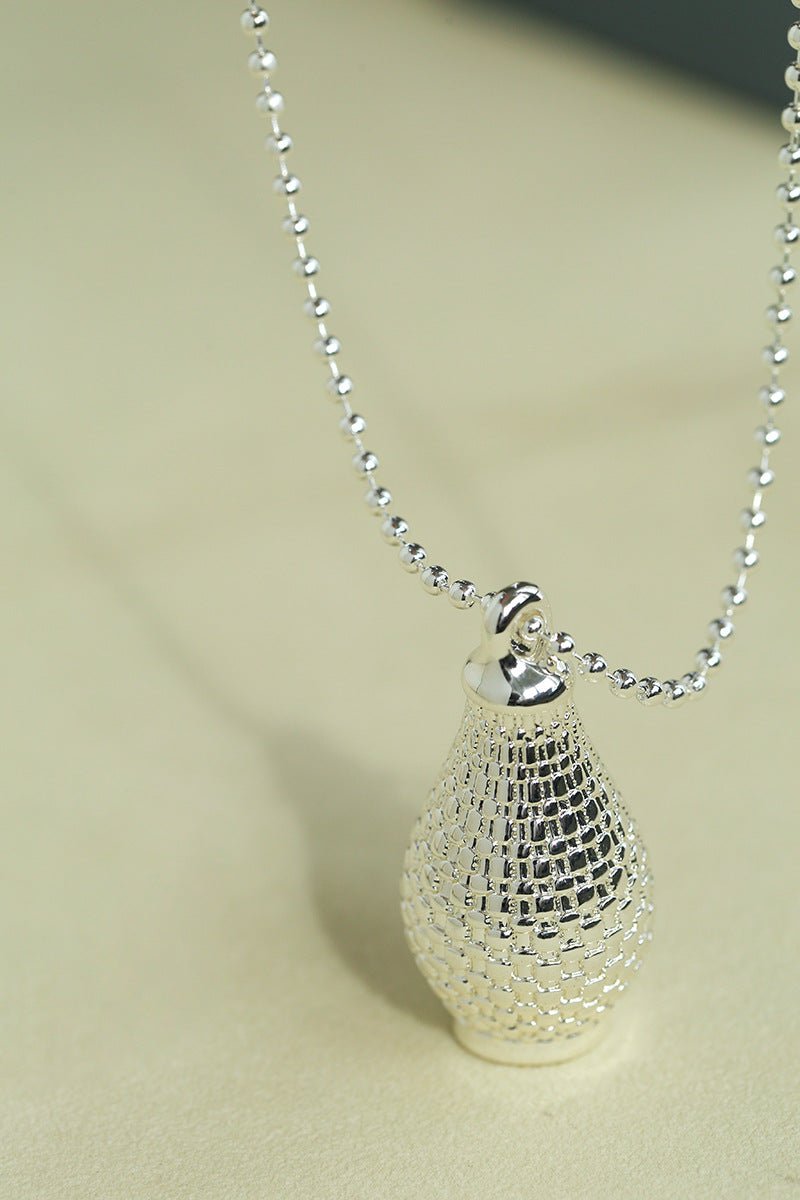 Vintage Woven Carafe Pendant Necklace - floysun