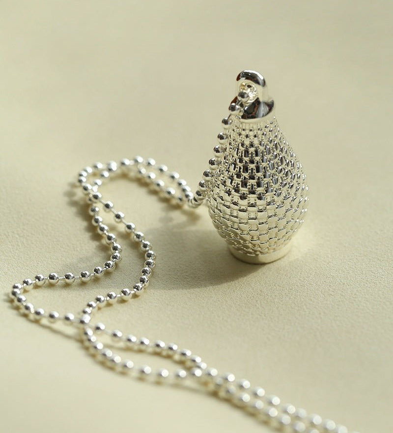 Vintage Woven Carafe Pendant Necklace - floysun