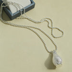 Vintage Woven Carafe Pendant Necklace - floysun