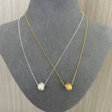 Vintage Woven Sphere Pendant Necklace - floysun