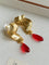 Wave Ripple Agate Drop Earrings - floysun