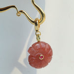 Wavy U-shaped Chain with Natural Stone Shell Charm Pendant Necklace - floysun