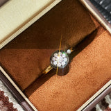 “Wealth & Fortune” Full - Pave Coin Ring - floysun