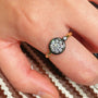 “Wealth & Fortune” Full - Pave Coin Ring - floysun