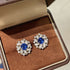 Whirlwind Blue Sapphire Earrings - floysun