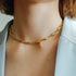Willow Leaf Metal Chain Necklace - floysun