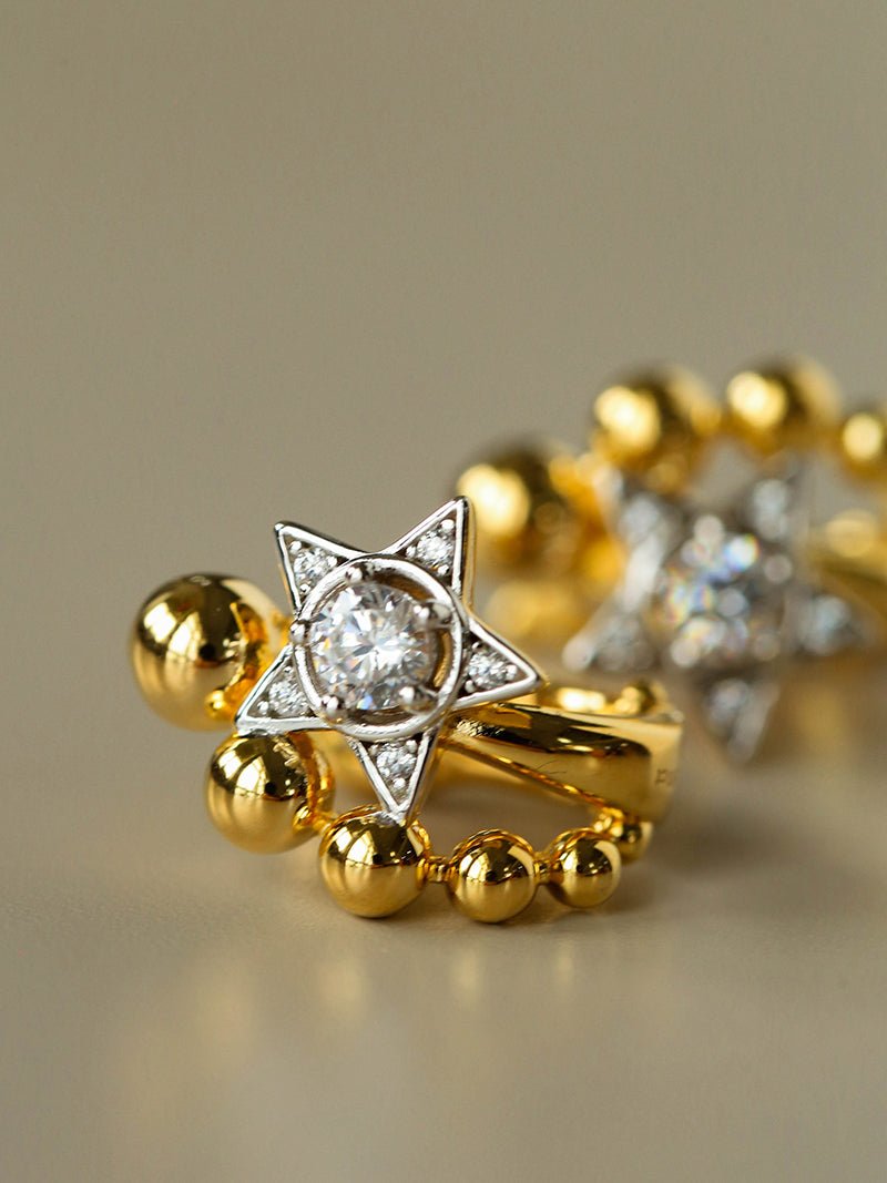 Wishing Star Stud Earrings - floysun