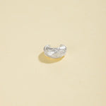 Woven Textured Brushed C - Shape Ear Cuff - floysun