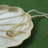 Quicksand Pearl Necklace