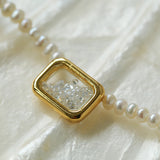Quicksand Pearl Necklace
