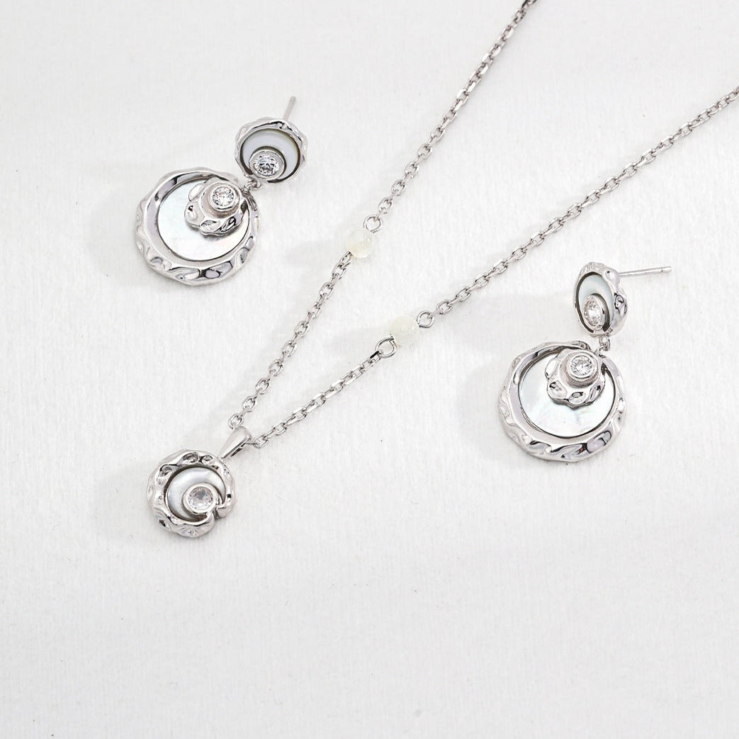 Moonlight Kiss Gemstone Pendant Necklace