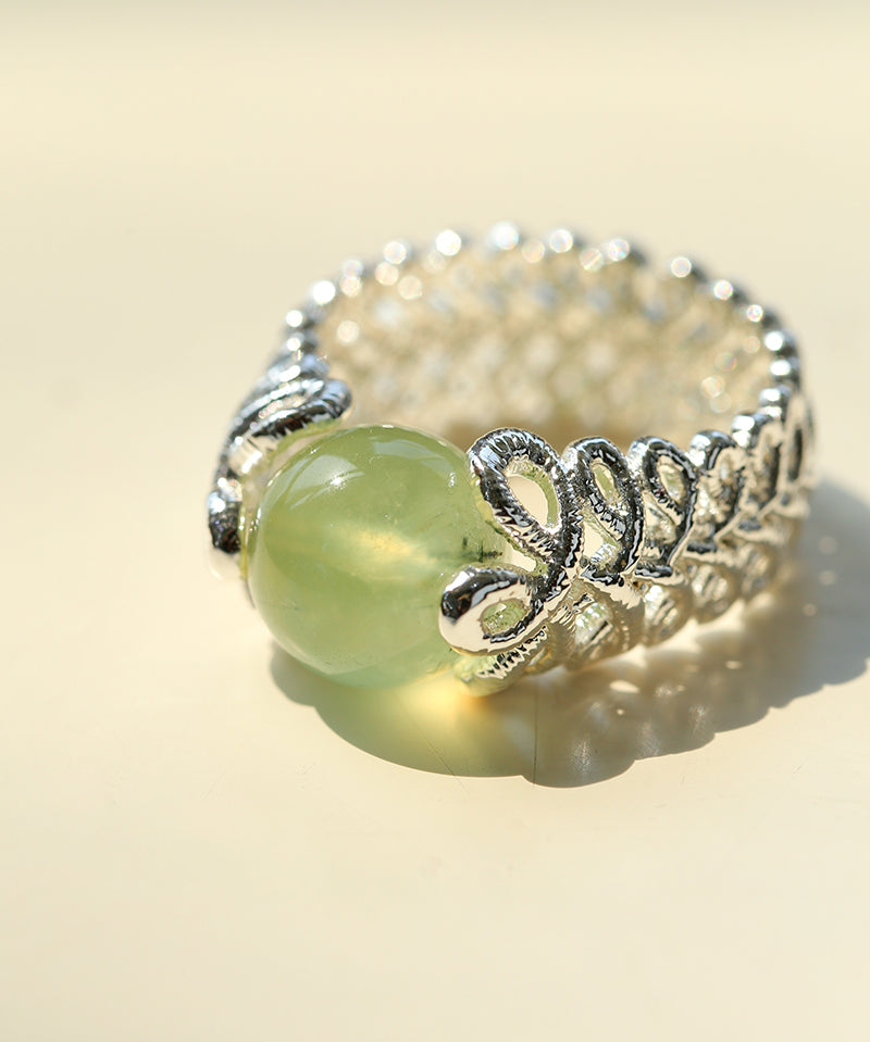 Lace Aura Natural Stone Ring
