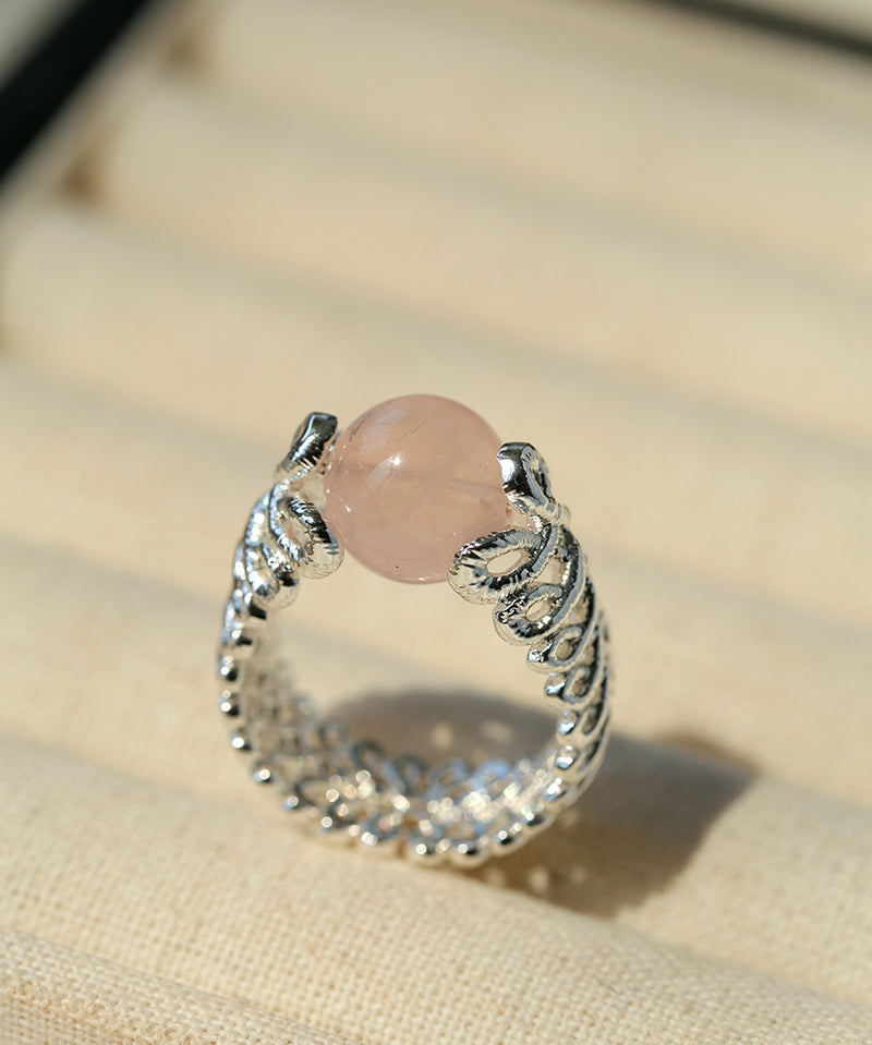 Lace Aura Natural Stone Ring