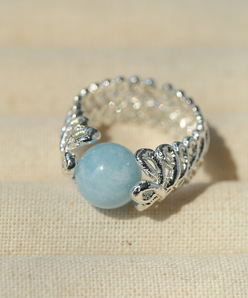 Lace Aura Natural Stone Ring