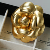 Chanel-Inspired Camellia Two-Way Brooch & Hair Clip
