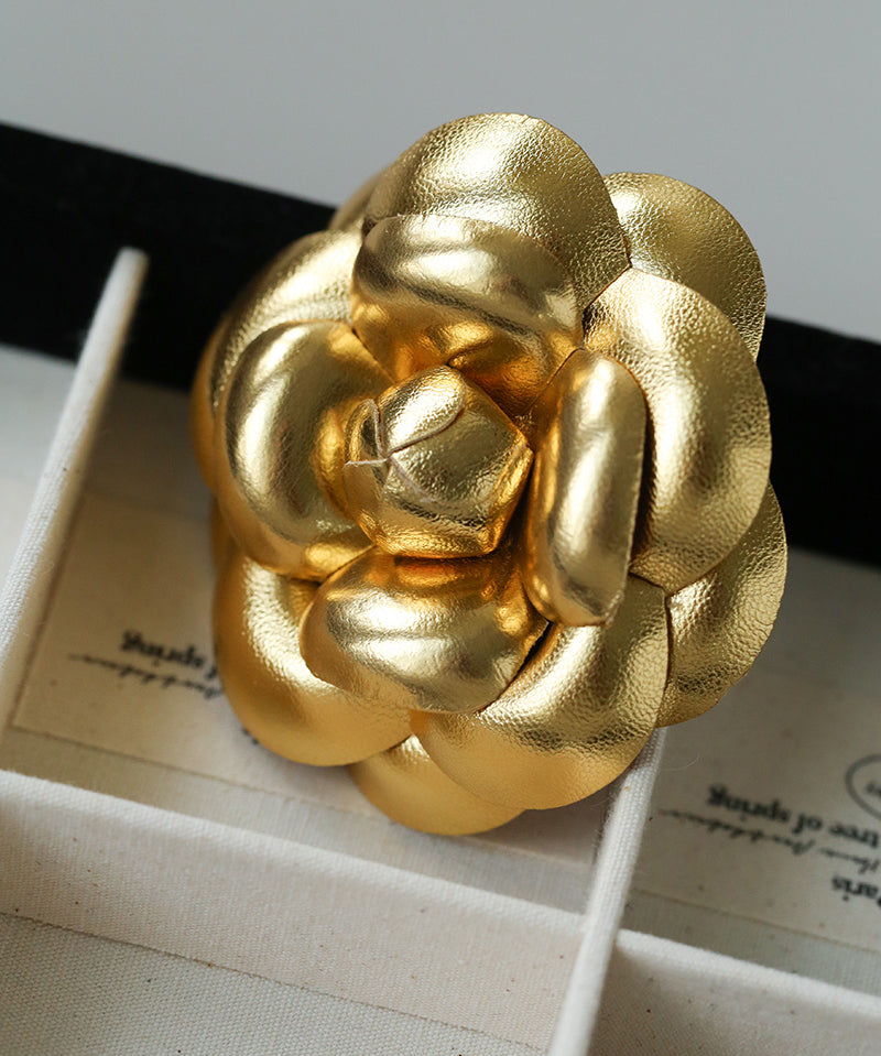Chanel-Inspired Camellia Two-Way Brooch & Hair Clip