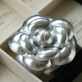 Chanel-Inspired Camellia Two-Way Brooch & Hair Clip