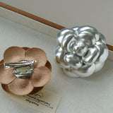 Chanel-Inspired Camellia Two-Way Brooch & Hair Clip