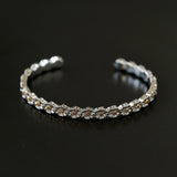 Delicate Daisy Open Cuff Bracelet