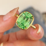 Neon Green Paraiba Glow Ring