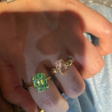 Neon Green Paraiba Glow Ring