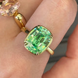Neon Green Paraiba Glow Ring