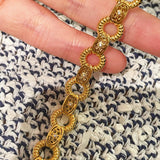 Vintage Weave Circle Pavé Bracelet