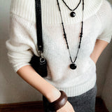 Peace Fruit Ebony Wood Necklace