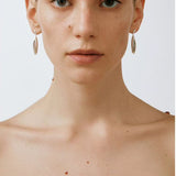 Bud-Shaped Gemstone Drop Earrings