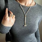 Transformable Magnetic Pearl Necklace