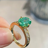 Paraiba Ice Sugar T-Bar Ring