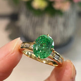 Paraiba Ice Sugar T-Bar Ring