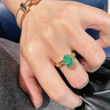 Paraiba Ice Sugar T-Bar Ring