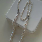 Convertible Pearl Layered Necklace