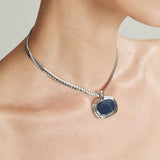 Liquid Enamel Pendant Necklace – Original Minimalist Luxury Collarbone Chain