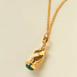 Year of the Horse Knight Pendant Necklace - floysun