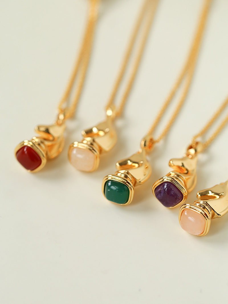 Year of the Horse Knight Pendant Necklace - floysun