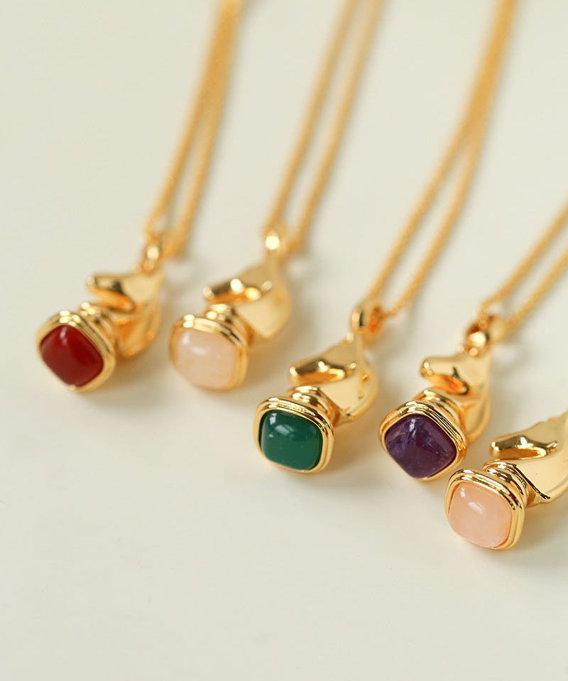 Year of the Horse Knight Pendant Necklace - floysun