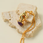 Year of the Horse Knight Pendant Necklace - floysun