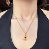 Year of the Horse Knight Pendant Necklace - floysun