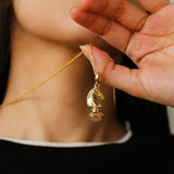 Year of the Horse Knight Pendant Necklace - floysun