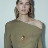 Year of the Horse Talisman Horse Head Tassel Necklace - floysun