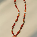Zebra Enamel Beaded Necklace - floysun