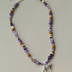 Zebra Enamel Beaded Necklace - floysun