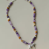 Zebra Enamel Beaded Necklace - floysun